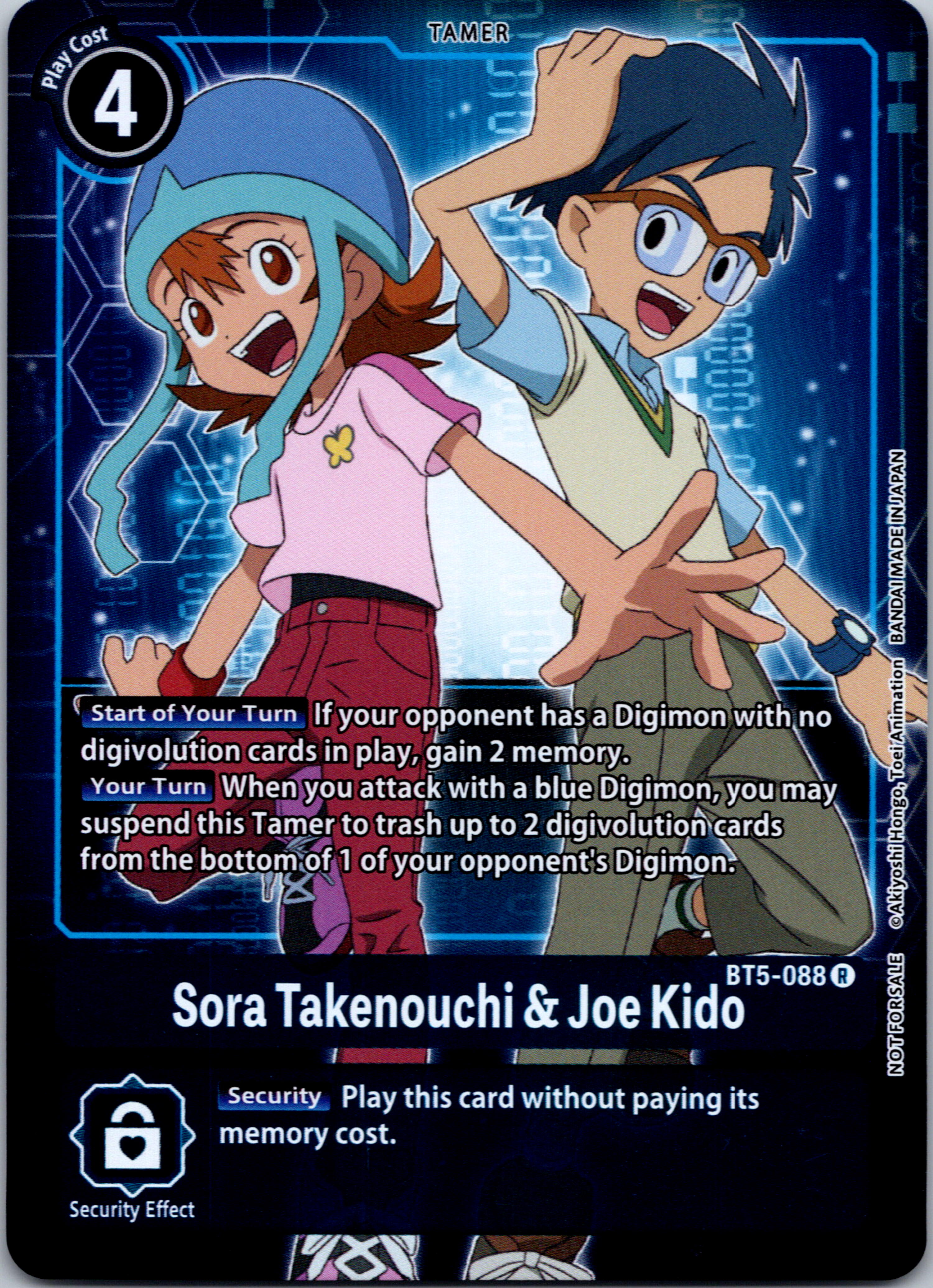 Sora Takenouchi & Joe Kido (Box Topper) [BT5-088] [Battle of Omni] Foil