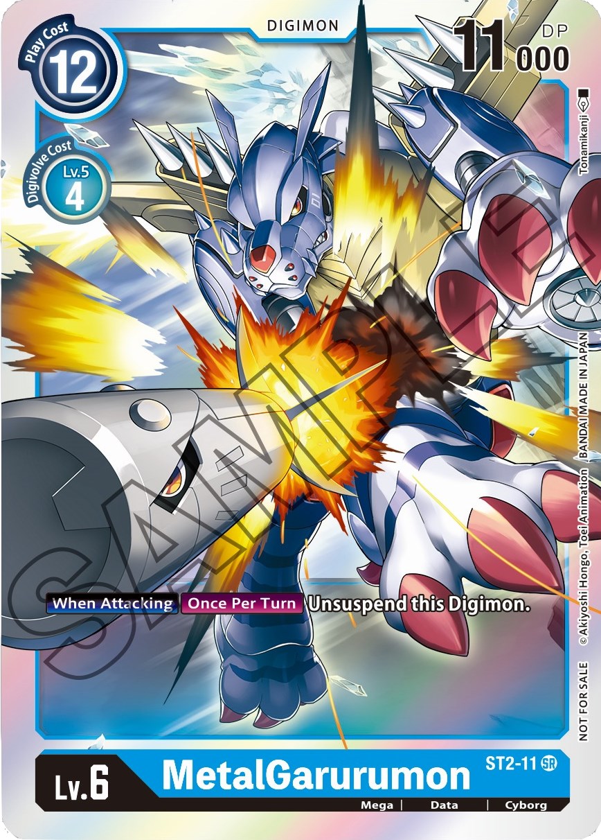 MetalGarurumon - ST2-11 (Event Pack 1) [ST2-11] [Starter Deck 02: Cocytus Blue] Foil