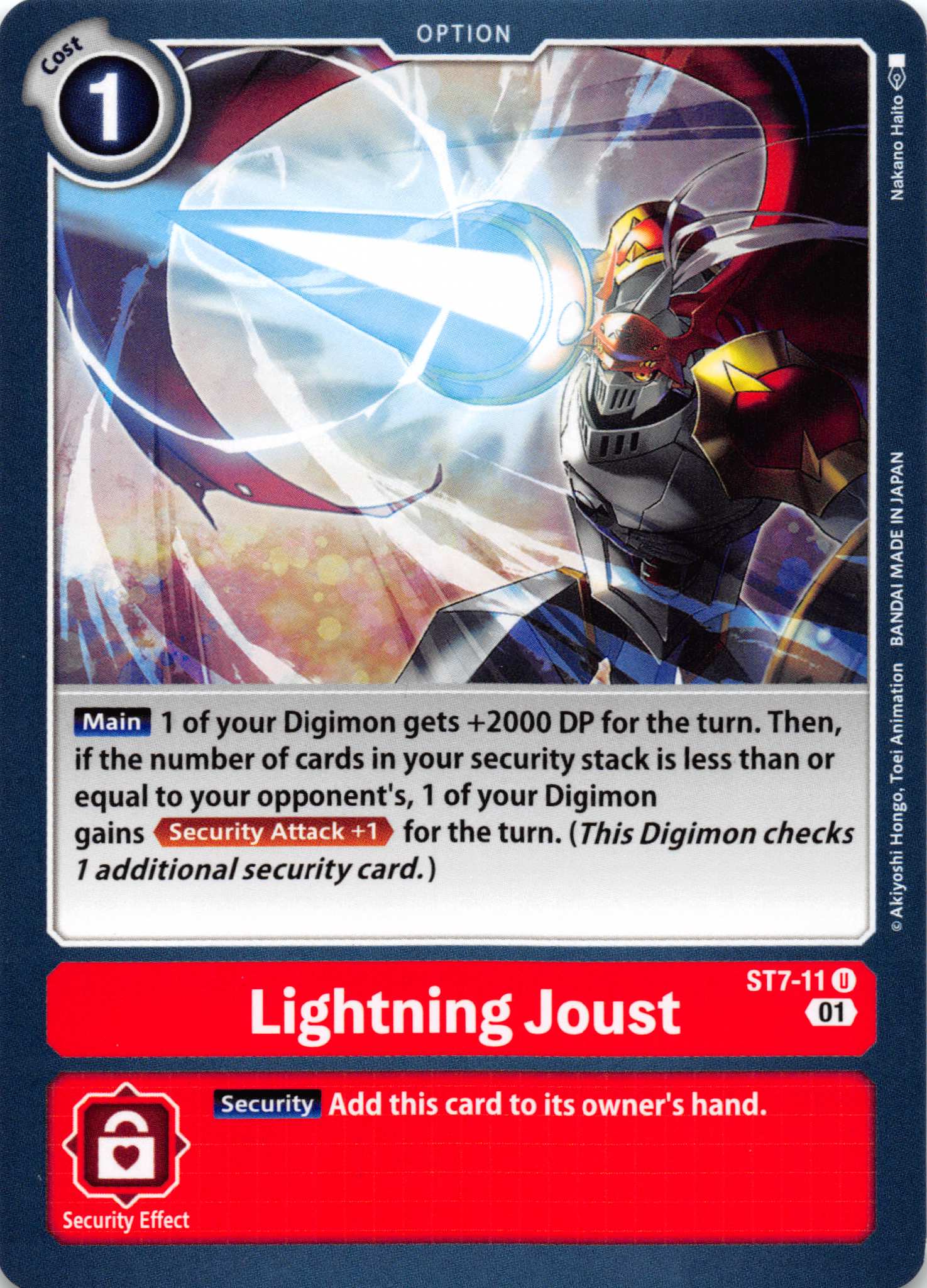 Lightning Joust [ST7-11] [Starter Deck 07: Gallantmon] Normal