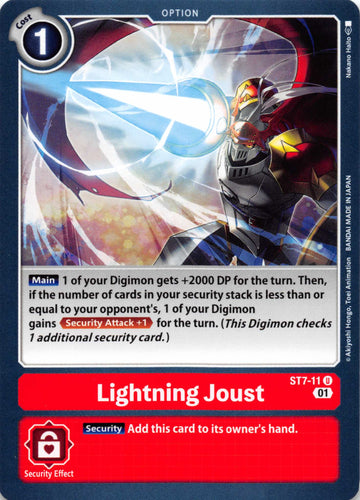 Lightning Joust [ST7-11] [Starter Deck 07: Gallantmon] Normal
