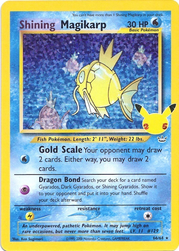 Shining Magikarp [66/64] - (Celebrations Classic Collection) Holofoil