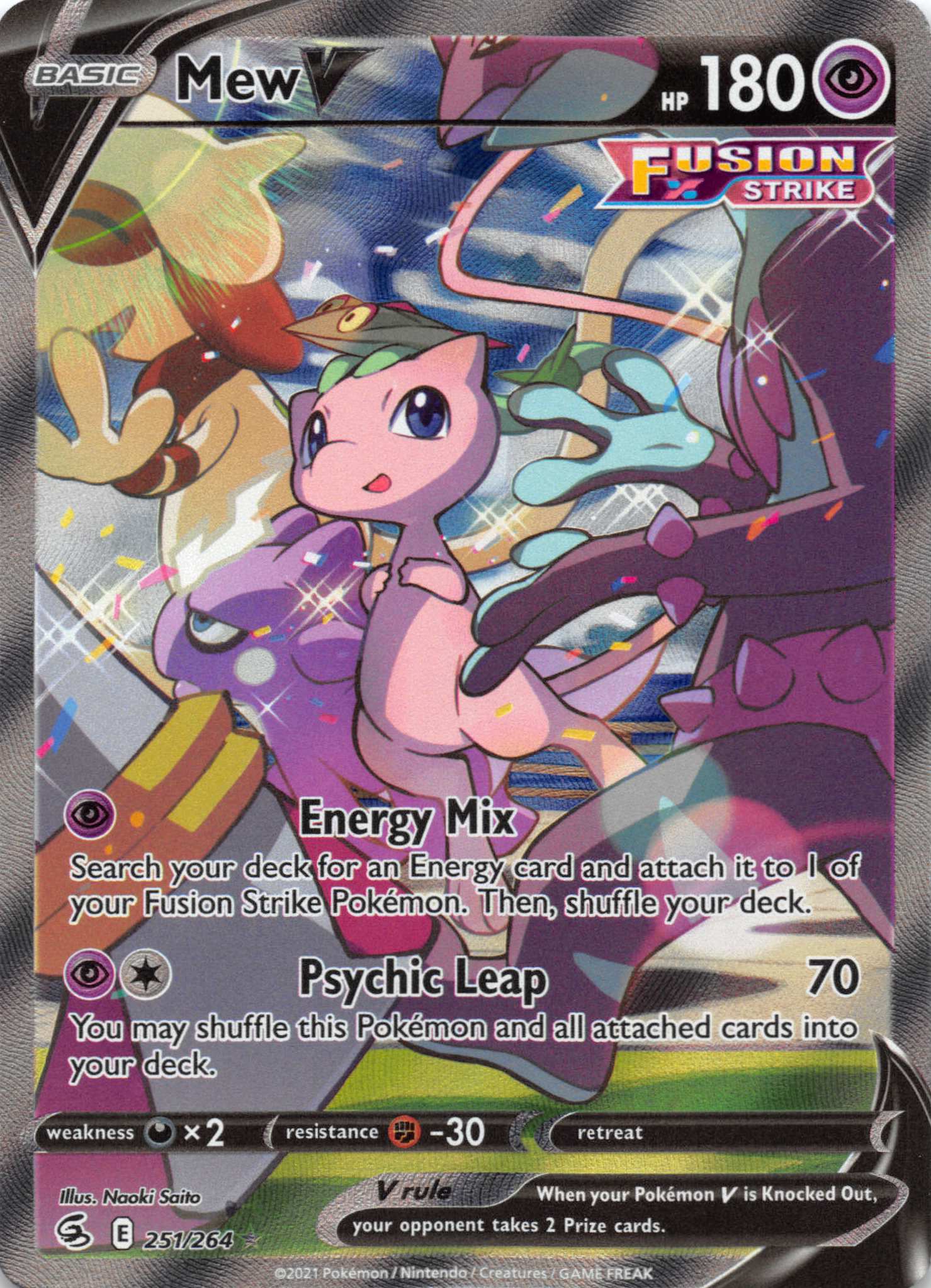 Mew V (251/264) [Sword & Shield: Fusion Strike]