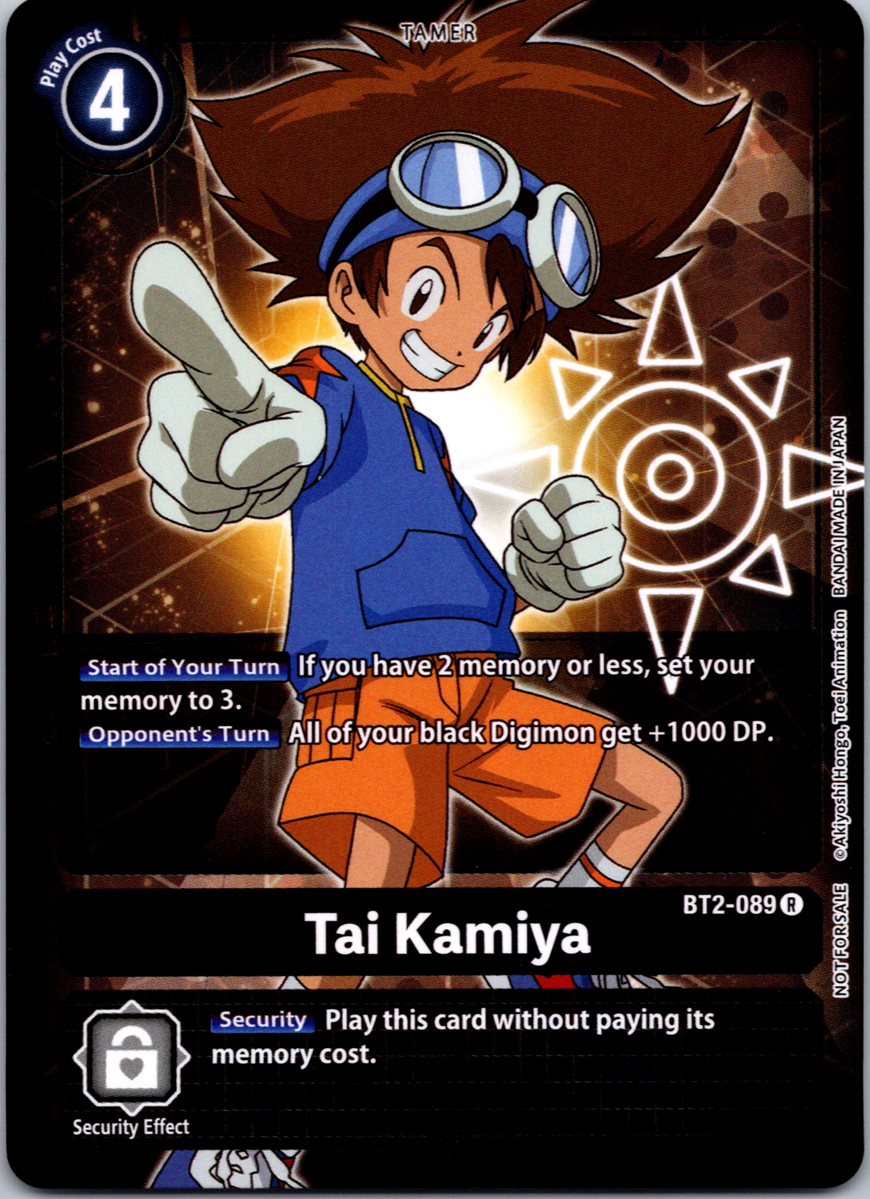 Tai Kamiya - BT2-089 (Official Tournament Pack Vol.3) [BT2-089] [Release Special Booster] Normal