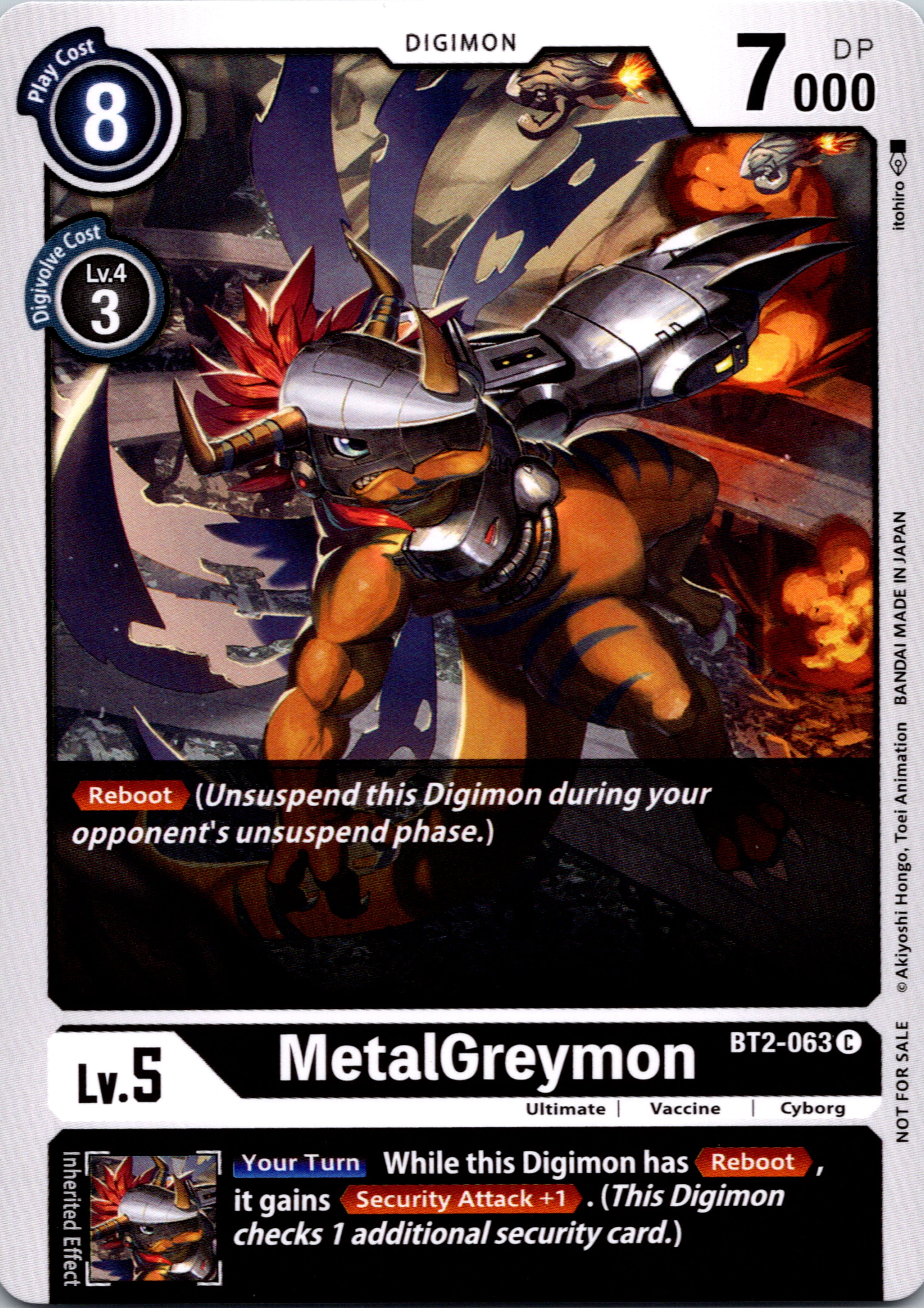 MetalGreymon - BT2-063 (Official Tournament Pack Vol.3) [BT2-063] [Release Special Booster] Normal