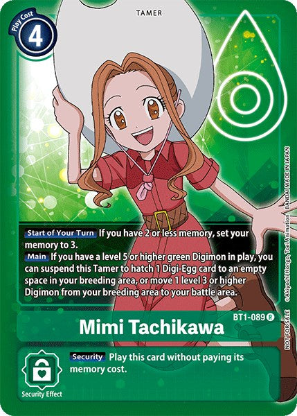 Mimi Tachikawa - BT1-089 (Official Tournament Pack Vol.3) [BT1-089] [Release Special Booster] Normal