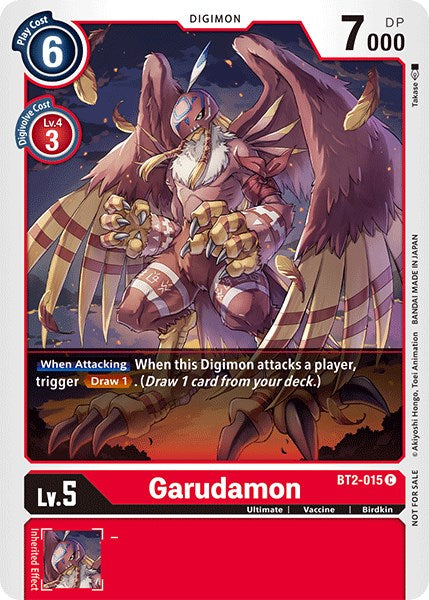 Garudamon - BT2-015 (Official Tournament Pack Vol.3) [BT2-015] [Release Special Booster] Normal