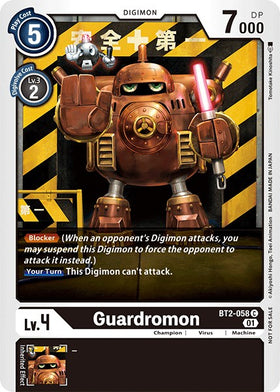 Guardromon (Winner Pack Double Diamond) [BT2-058] [Release Special Booster] Normal