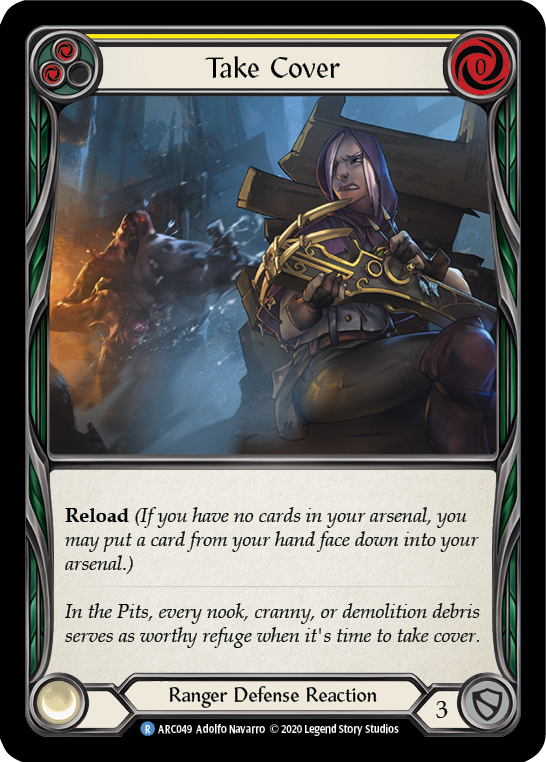 Take Cover (Yellow) [ARC049] Unlimited Normal - Duel Kingdom