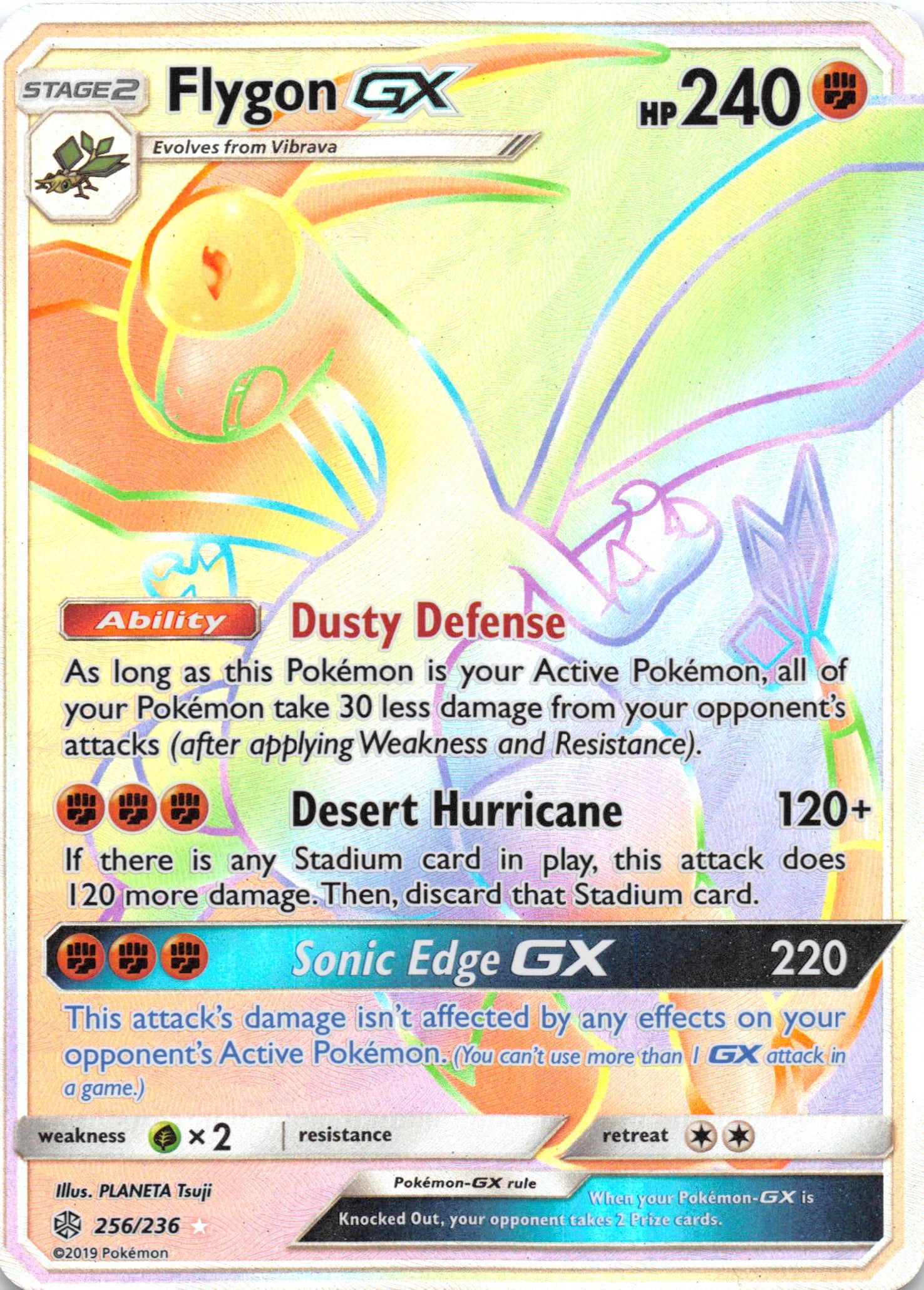 Flygon GX (256/236) [Sun & Moon: Cosmic Eclipse]