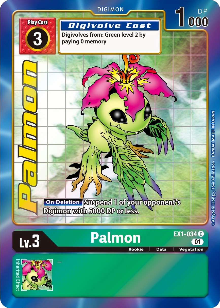 Palmon (Alternate Art) [EX1-034] [Classic Collection] Foil