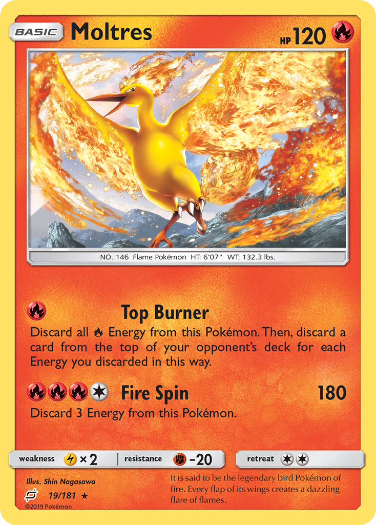 Moltres (19/181) [Sun & Moon: Team Up] - Duel Kingdom