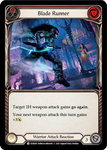 Blade Runner (Red) [EVR060] 1st Edition Normal - Duel Kingdom