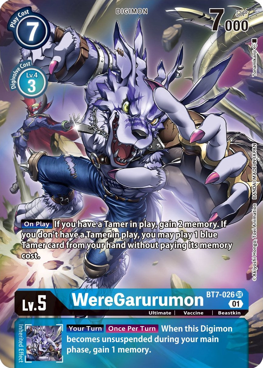 WereGarurumon (Alternate Art) [BT7-026] [Next Adventure] Foil