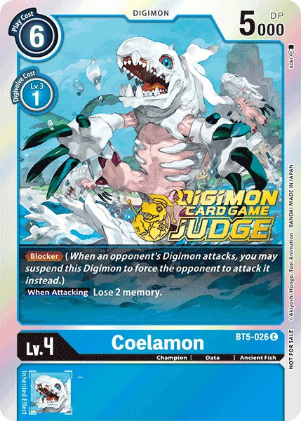 Coelamon (Judge Pack 1) [BT5-026] [Battle of Omni] Foil