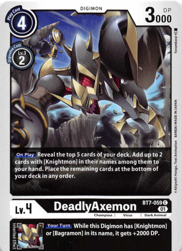 DeadlyAxemon [BT7-059] [Next Adventure] Normal