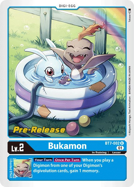 Bukamon [BT7-002] [Next Adventure Pre-Release Cards] Foil