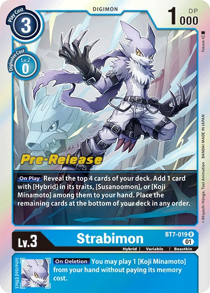 Strabimon [BT7-019] [Next Adventure Pre-Release Cards] Normal