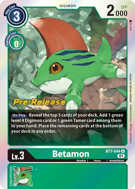 Betamon [BT7-044] [Next Adventure Pre-Release Cards] Normal