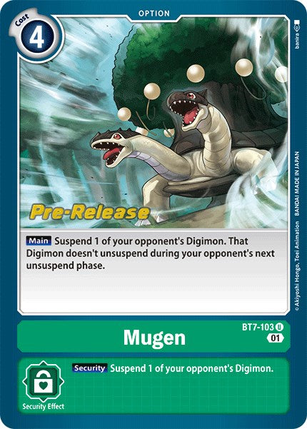 Mugen [BT7-103] [Next Adventure Pre-Release Cards] Foil