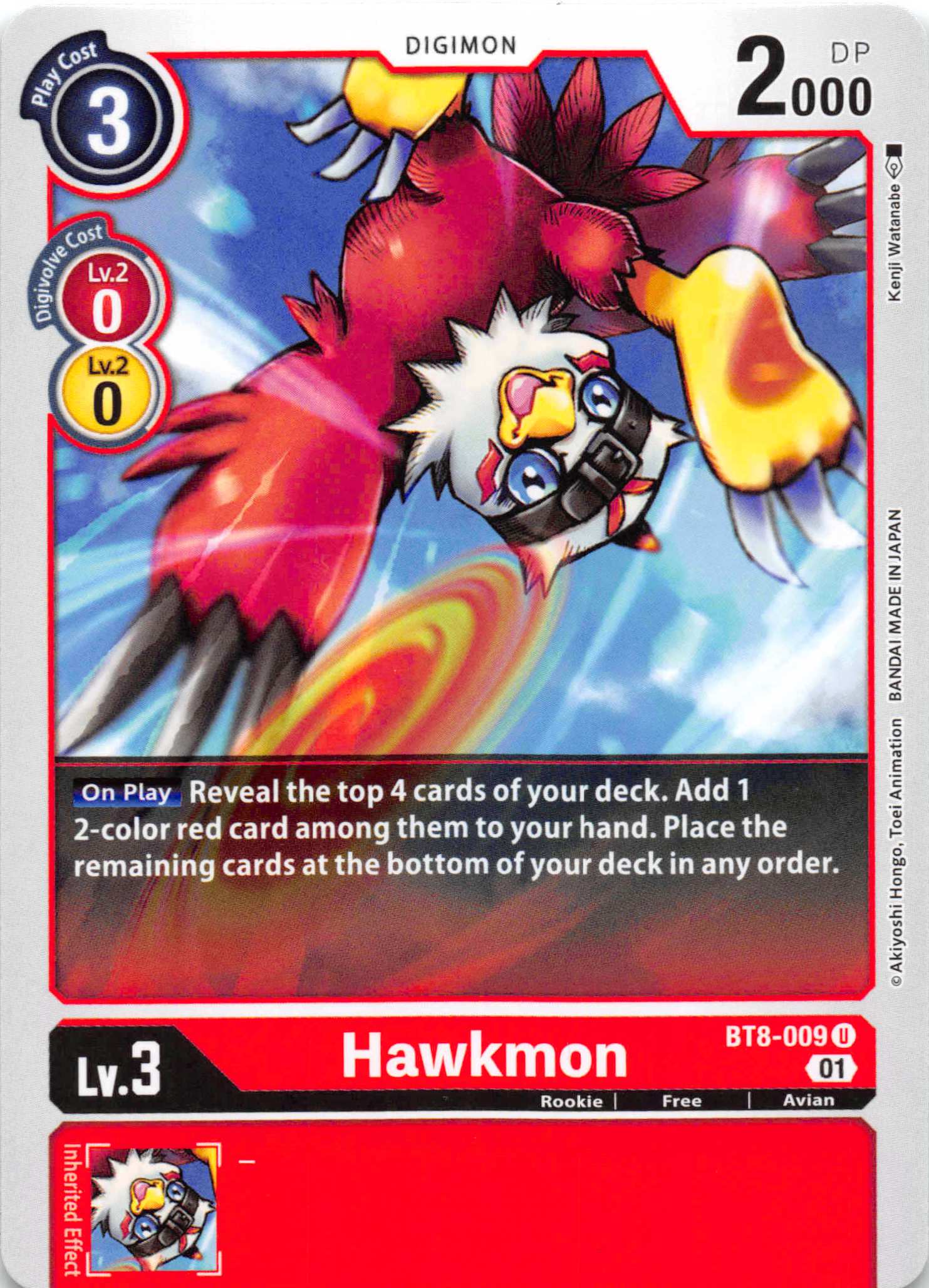 Hawkmon [BT8-009] [New Awakening] Normal