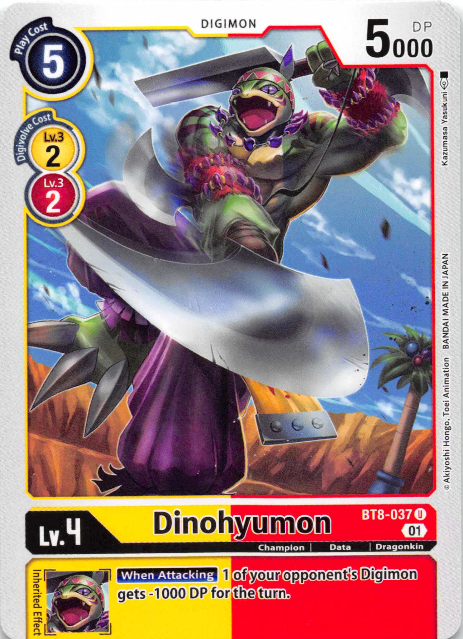 Dinohyumon [BT8-037] [New Awakening] Normal