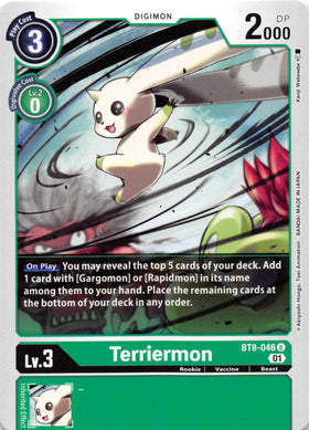 Terriermon [BT8-046] [New Awakening] Normal