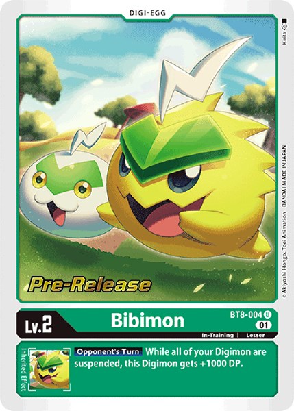 Bibimon [BT8-004] [New Awakening Pre-Release Cards] Normal