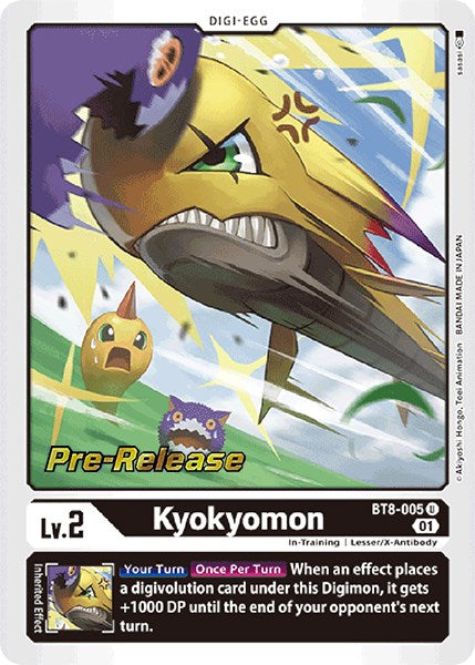 Kyokyomon [BT8-005] [New Awakening Pre-Release Cards] Foil