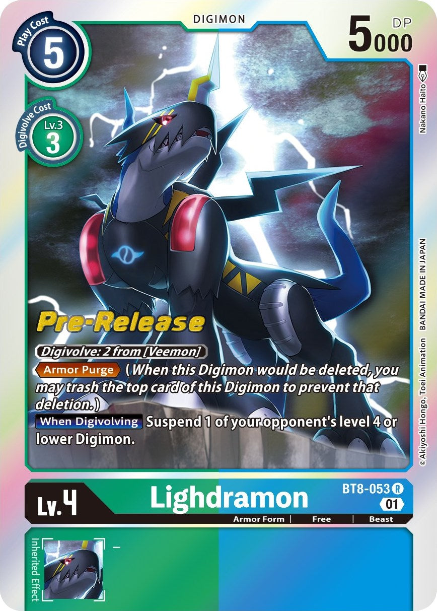 Lighdramon [BT8-053] [New Awakening Pre-Release Cards] Foil