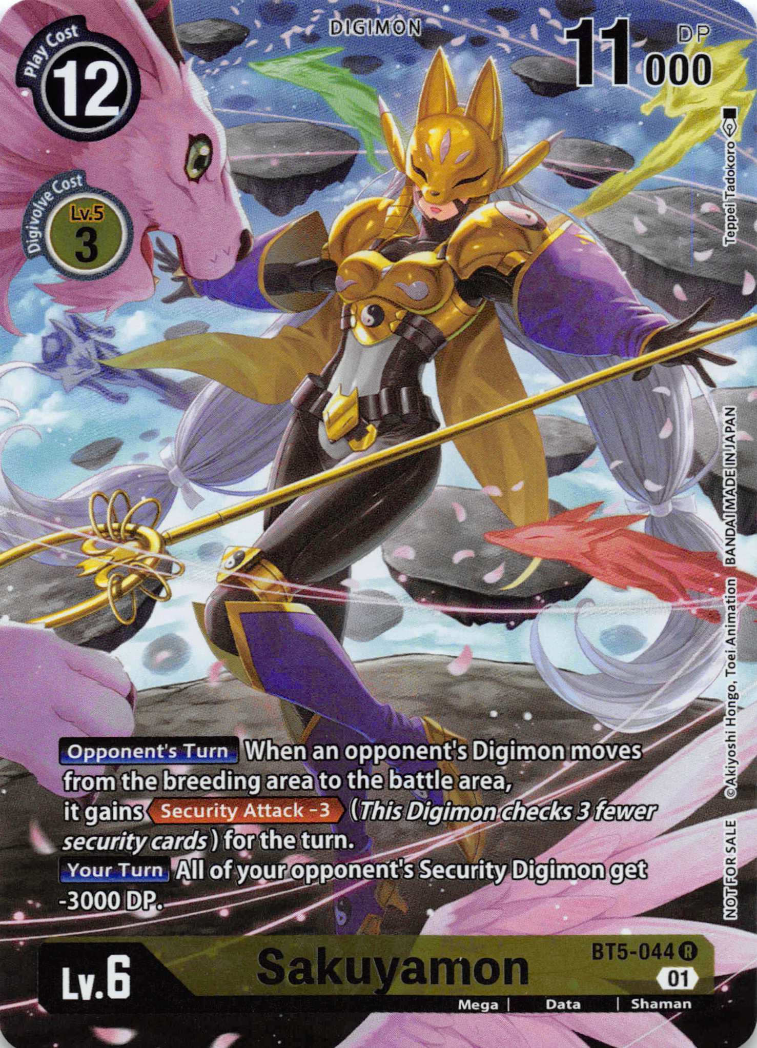 Sakuyamon (Tamer's Card Set 1) [BT5-044-R] [Battle of Omni] Foil