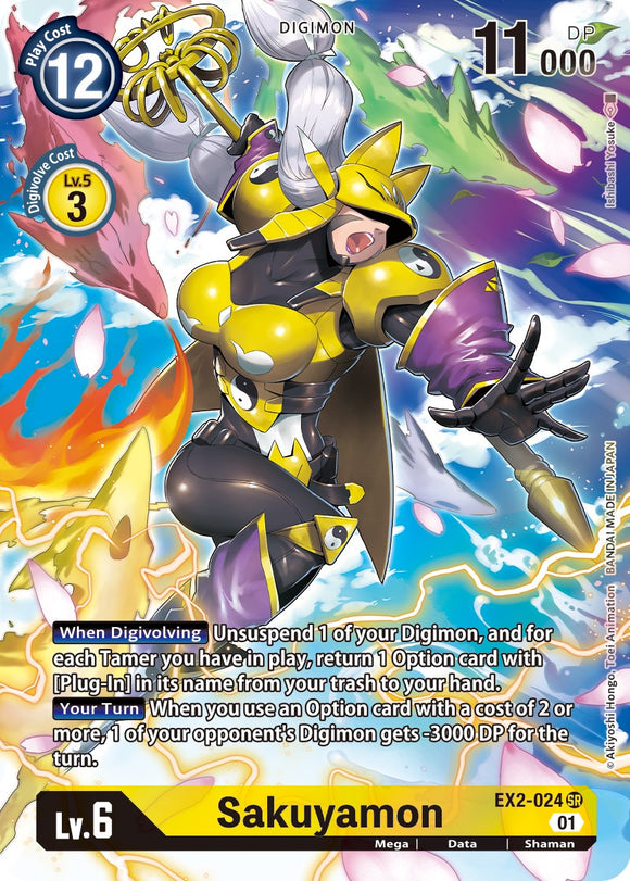 Sakuyamon (Alternate Art) [EX2-024] [Digital Hazard] Foil