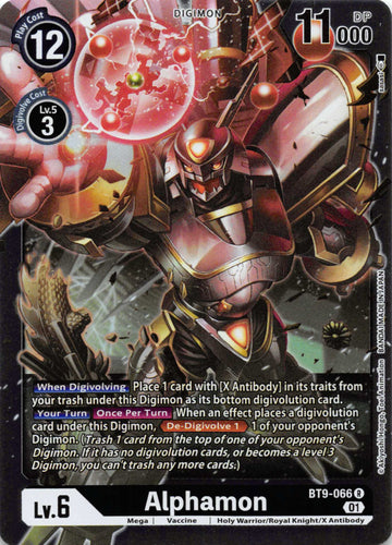 Alphamon [BT9-066] [X Record] Foil