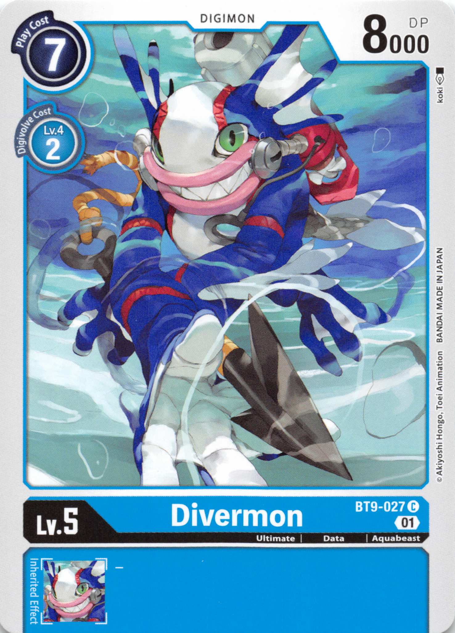 Divermon [BT9-027] [X Record] Normal