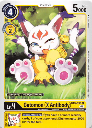 Gatomon (X Antibody) [BT9-036] [X Record] Normal