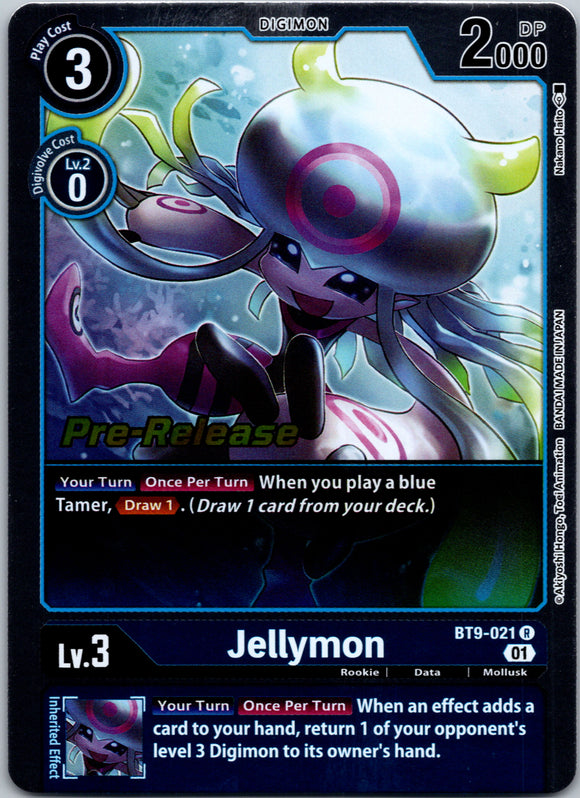 Jellymon [BT9-021] [X Record Pre-Release Cards] Foil