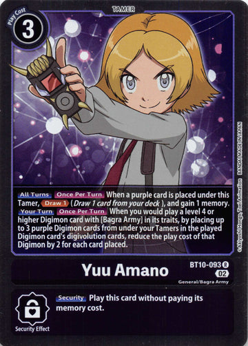 Yuu Amano [BT10-093] [Xros Encounter] Foil