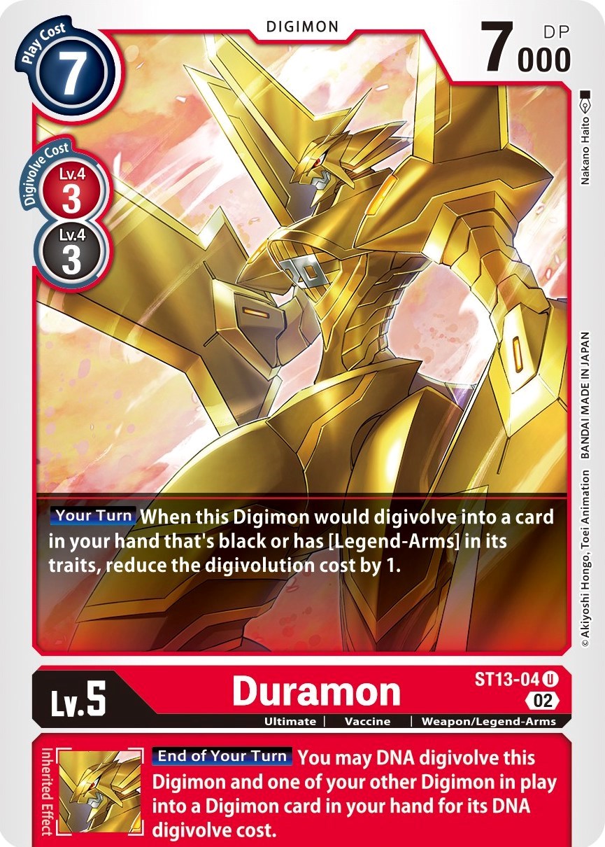 Duramon [ST13-04] [Starter Deck 13: Ragnaloardmon] Normal