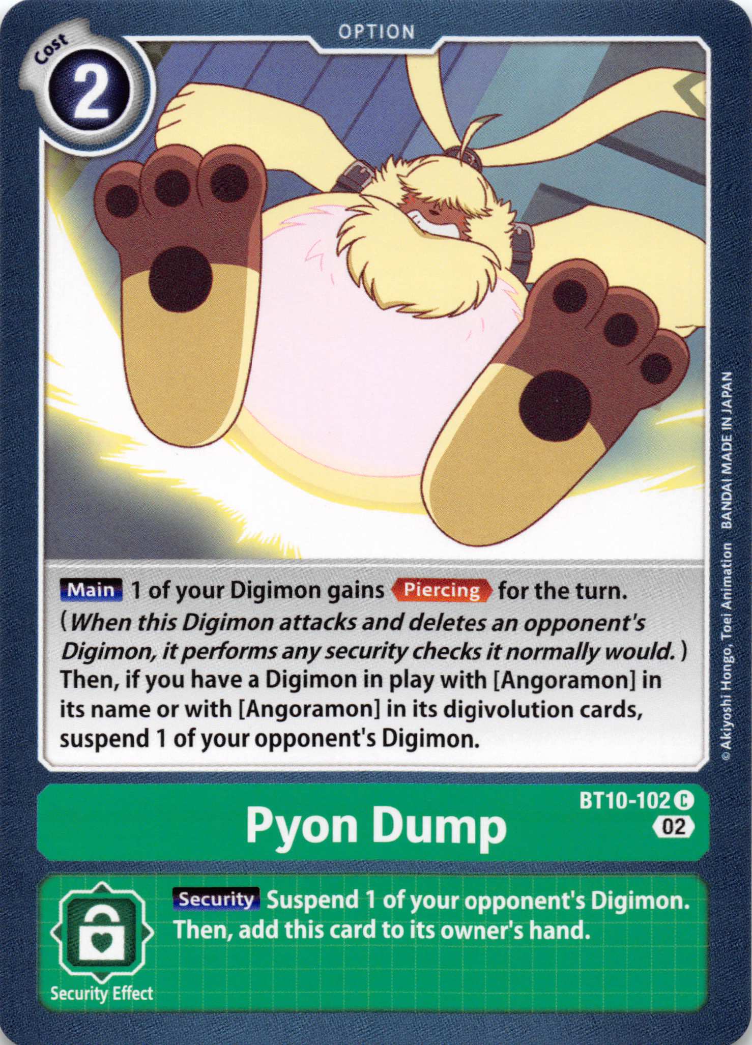 Pyon Dump [BT10-102] [Xros Encounter] Normal