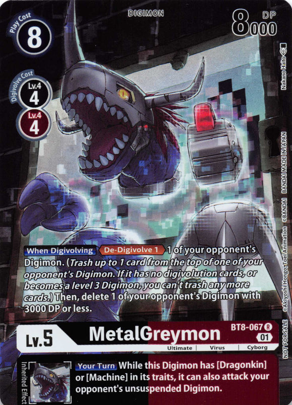 MetalGreymon (25th Special Memorial Pack) [BT8-067] [New Awakening] Foil