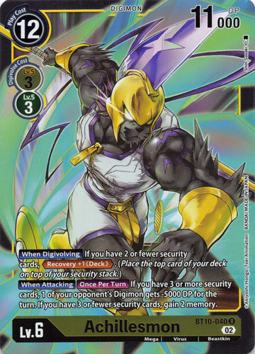 Achillesmon [BT10-040] [Xros Encounter] Foil