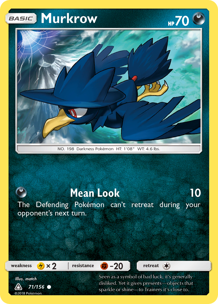 Murkrow (71/156) [Sun & Moon: Ultra Prism] - Duel Kingdom