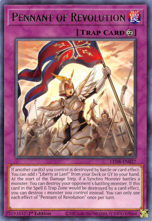 Pennant of Revolution [LED8-EN027] Rare - Duel Kingdom
