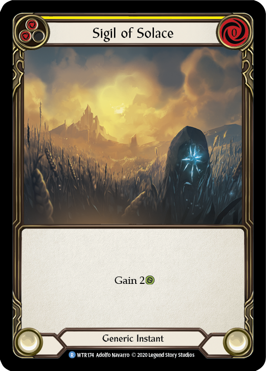 Sigil of Solace (Yellow) [WTR174] Unlimited Normal - Duel Kingdom