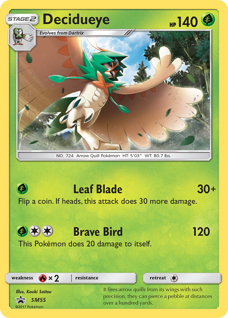 Decidueye (SM55) [Sun & Moon: Black Star Promos] - Duel Kingdom