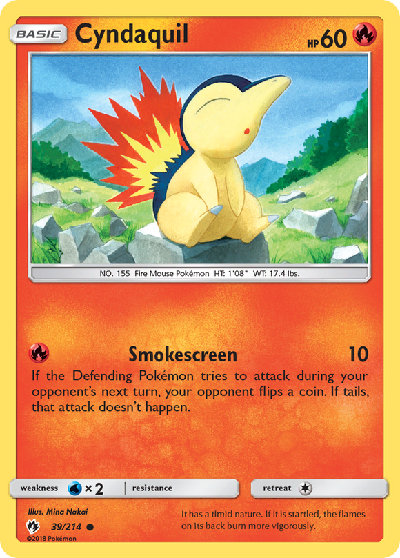 Cyndaquil (39/214) [Sun & Moon: Lost Thunder] - Duel Kingdom