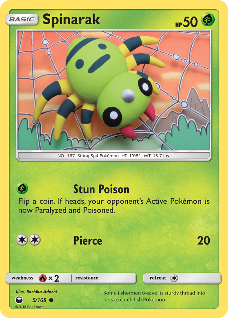 Spinarak (5/168) [Sun & Moon: Celestial Storm] - Duel Kingdom