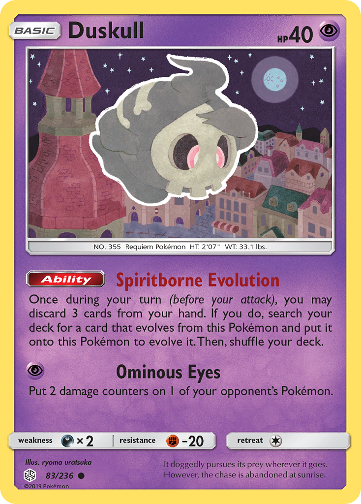 Duskull (83/236) [Sun & Moon: Cosmic Eclipse] - Duel Kingdom