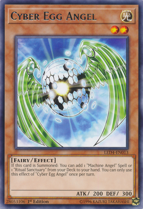 Cyber Egg Angel [LED4-EN013] Rare - Duel Kingdom