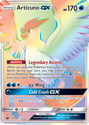 Articuno GX (171/168) [Sun & Moon: Celestial Storm] - Duel Kingdom