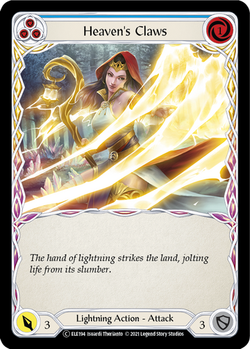 Heaven's Claws (Blue) [U-ELE194] Unlimited Normal - Duel Kingdom